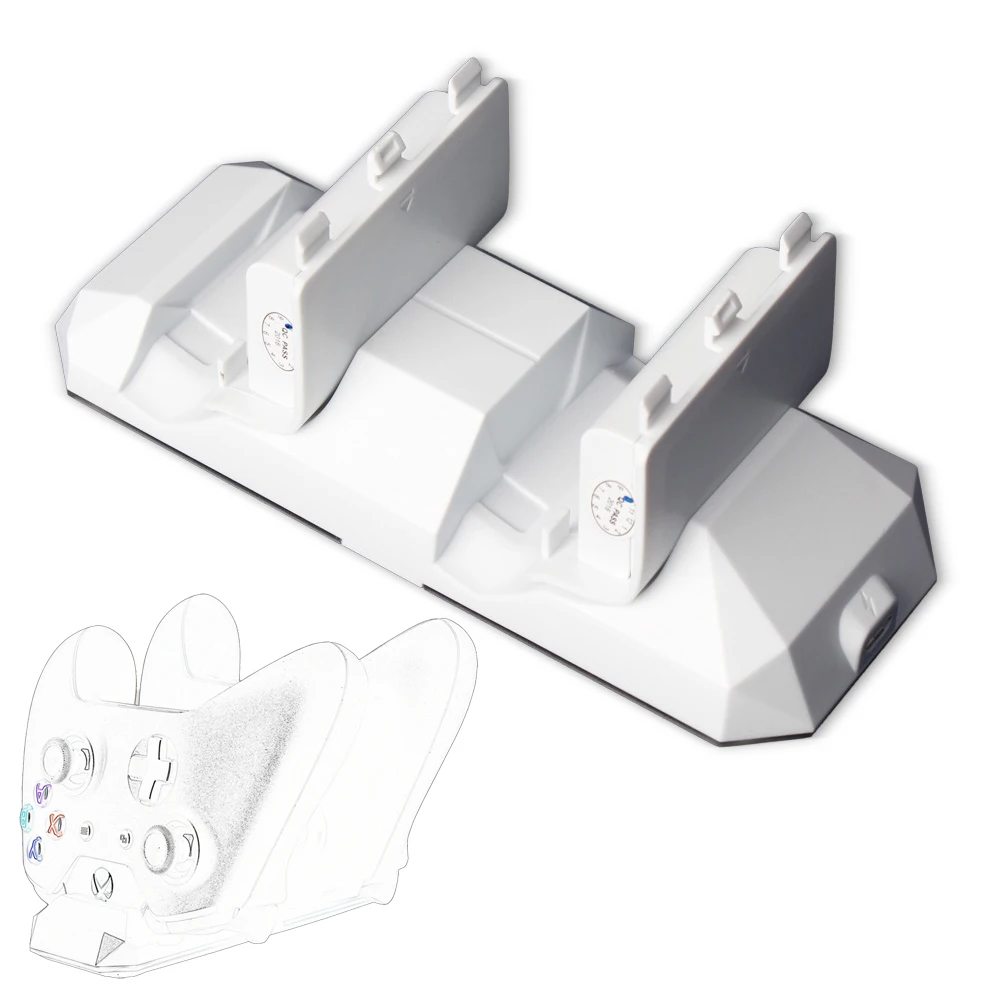 

Rechargeable Battery Charger Pack For X Box Xbox One S Gamepad Stand Control Game Accessoiers Controller USB Charge Kit Bateria