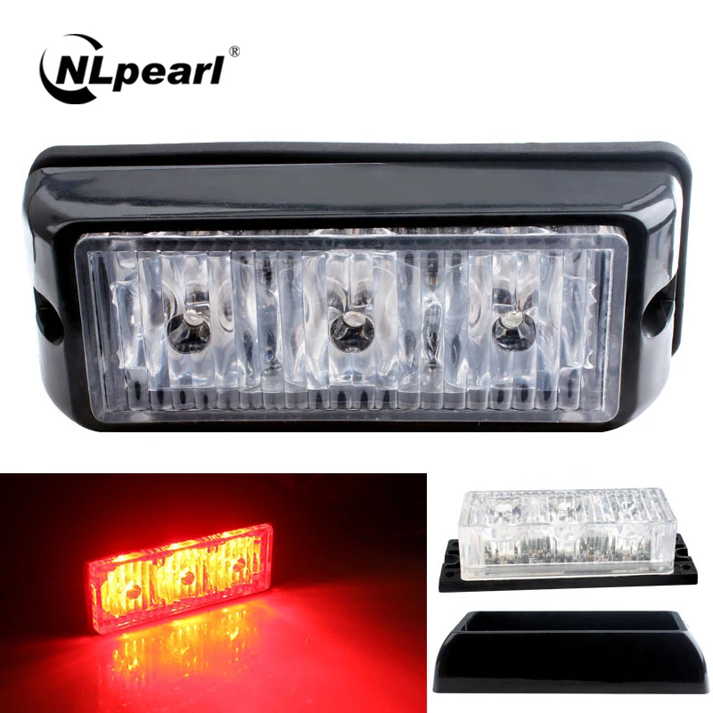 Nlpearl автомобильный светильник сборки 3 светодиодный 12V мерцающий
