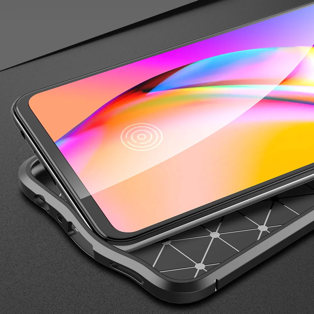 

UFlaxe Soft Shockproof Case for Realme 7 8 Pro 5G Litchi Texture Ultra-thin Cover Realme 7i X7 Max Pro Ultra LZ