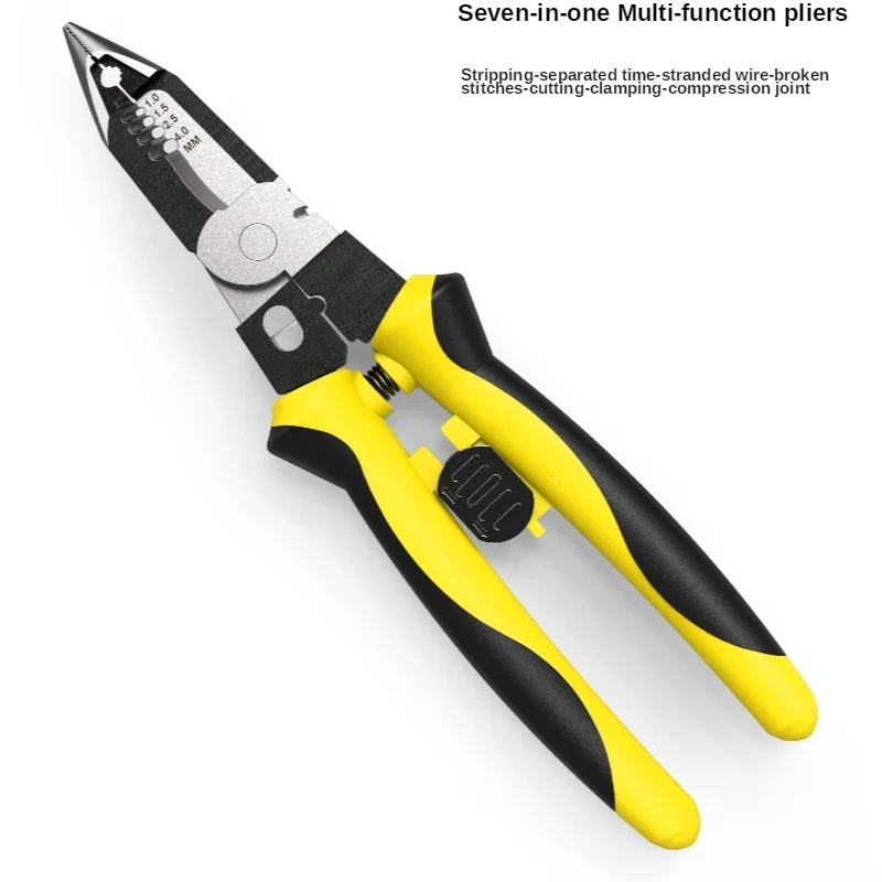 

Многофункциональный инструмент для зачистки проводов 7 в 1, многофункциональные плоскогубцы электрика, игольчатые плоскогубцы, аппаратные ...