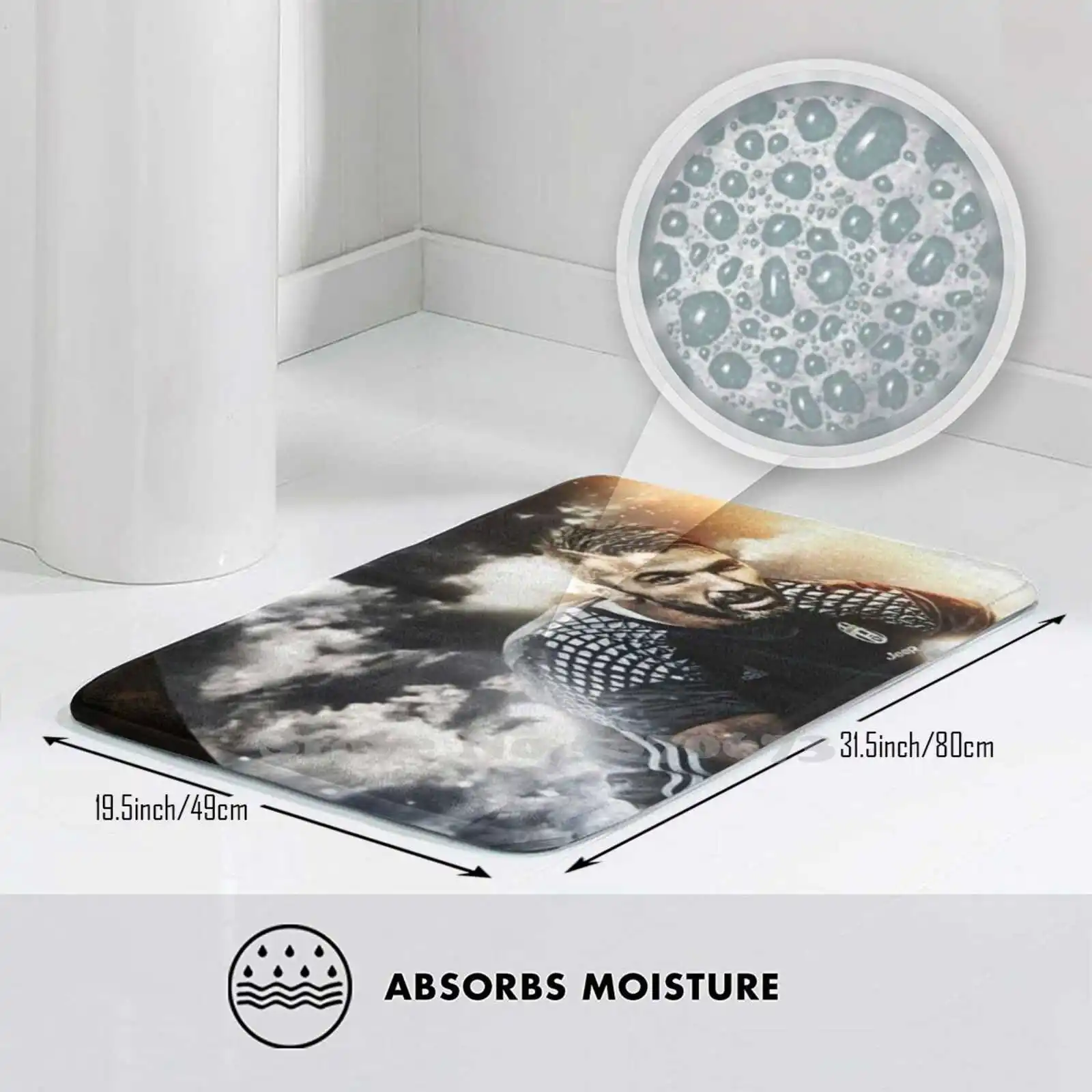 Иллюстрация буфоновая искусство мягкая подушка домашний ковер дверной коврик