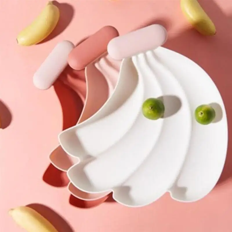 2 шт. креативная тарелка для закусок в форме банана сухофрукты поднос еды Бытовая