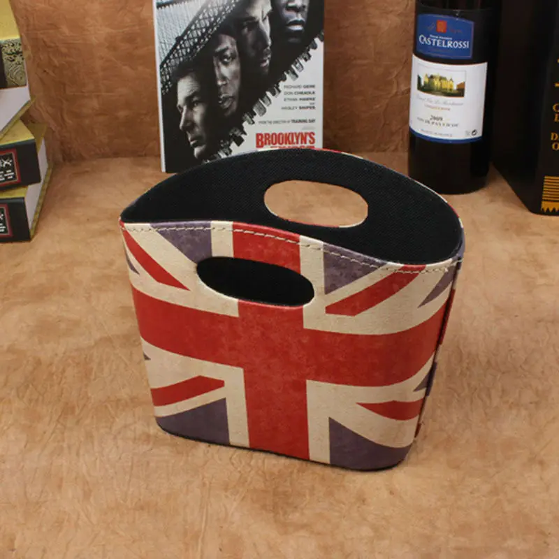 

groceries portable Storage basket Desktop storage Office Style optional household products Paris England Flowers household need