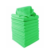 onever 10 pcs green multifunctional microfiber car wash towel soft cleaning auto car care cleaning cloths wash towel duster