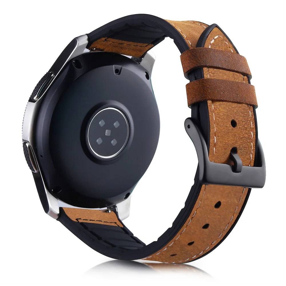Ремешок силиконовый для Samsung Galaxy Watch 4 3 Active 2 40 мм классический браслет мужчин и