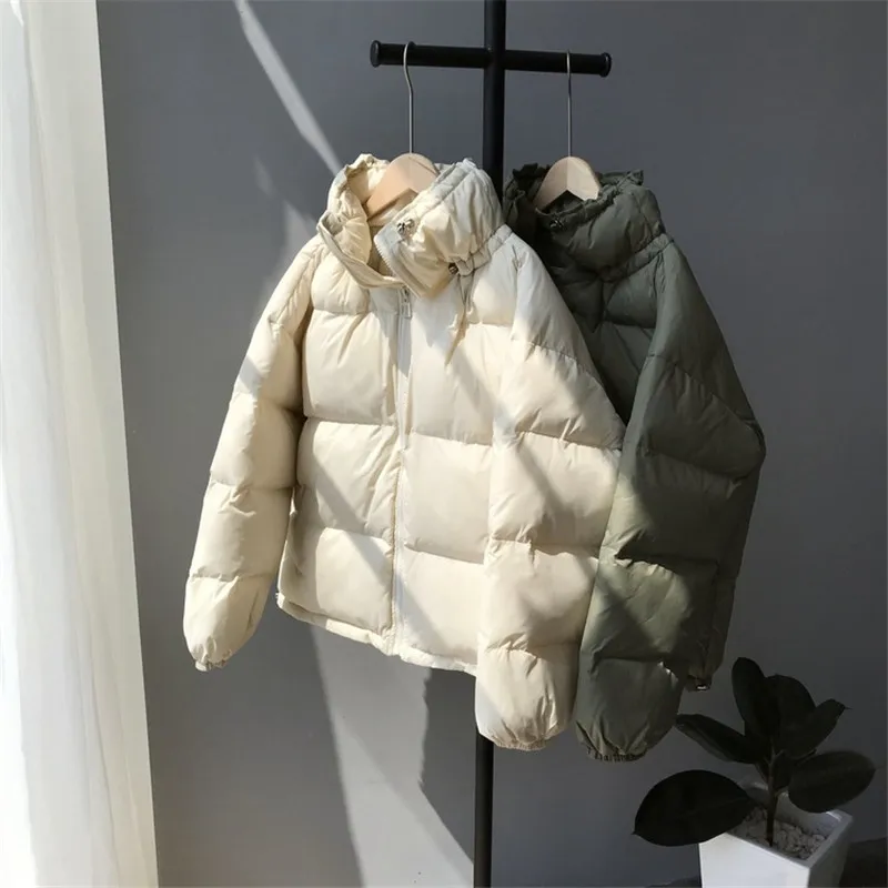 Женская утепленная куртка с хлопковой подкладкой ветрозащитная парка высоким