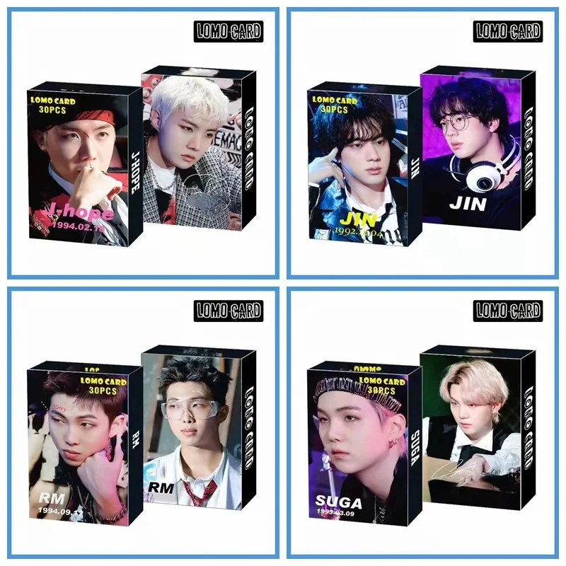 Набор фотооткрыток Kpop 30 шт./кор.kpop для мальчиков | Канцтовары офиса и дома