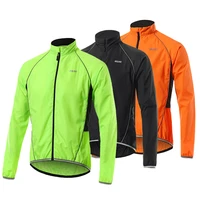 arsuxeo mens windbreaker cycling jacket windproof mountain road bike mtb clothing reflective thin bicycle wind stopper jersey