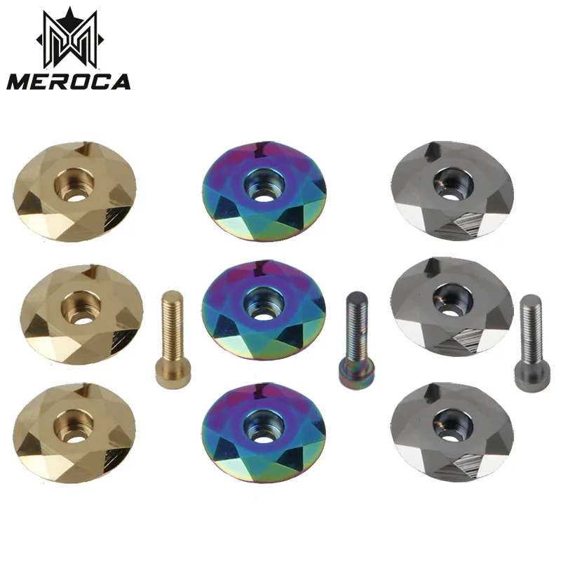

Headset cover MEROCA new mountain bike bicycle headset cover Personalized headset cover Sunflower screw