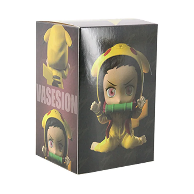 

New Demon Slayer cute Toys Kamado Nezuko Figure Zenitsu PVC Action Figure Anime Figurine Toys Gift