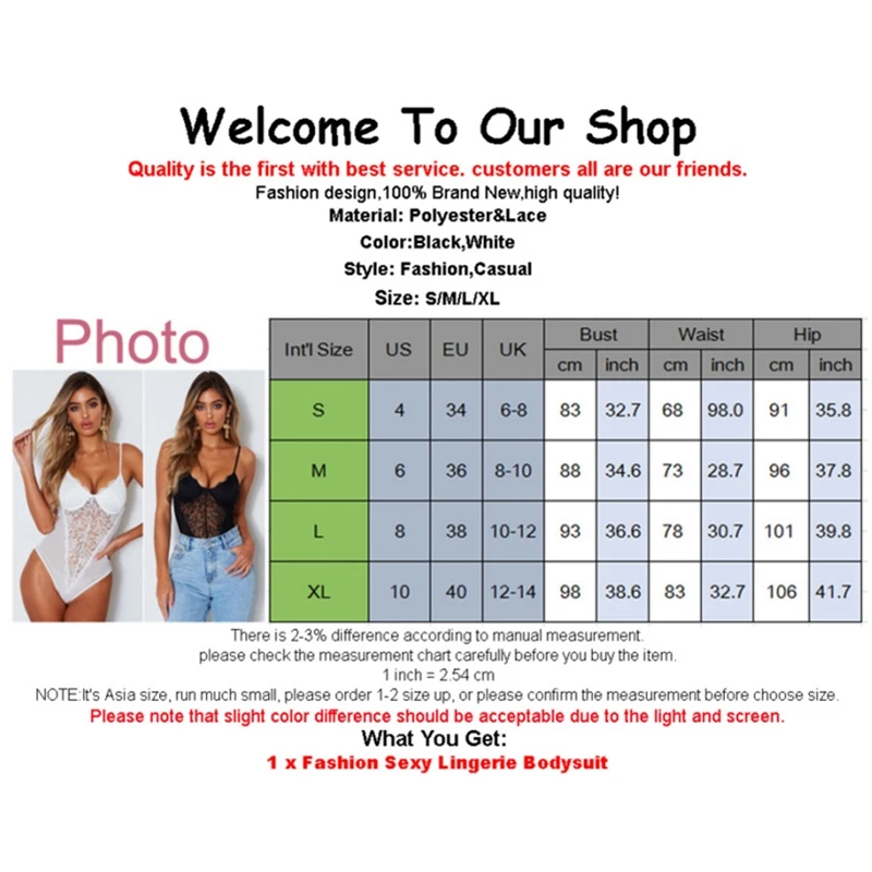 Женское женское сексуальное кружевное рукаво комбинезон боди черные/белые узкие