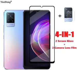full glass for vivo v21 v21e screen protector for vivo v21 v21e v20 se tempered glass hd phone film for vivo v21 glass free global shipping