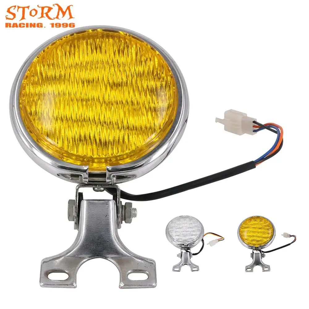 Универсальный винтажный круглый налобный фонасветильник для мотоцикла 12 В| |