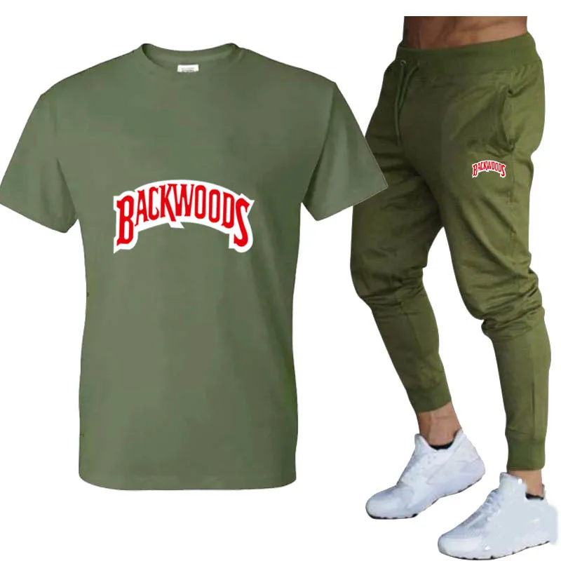 hot selling summer t shirt pants set casual brand fitness jogger pants t shirt hip hop fashion mens tracksuits free global shipping