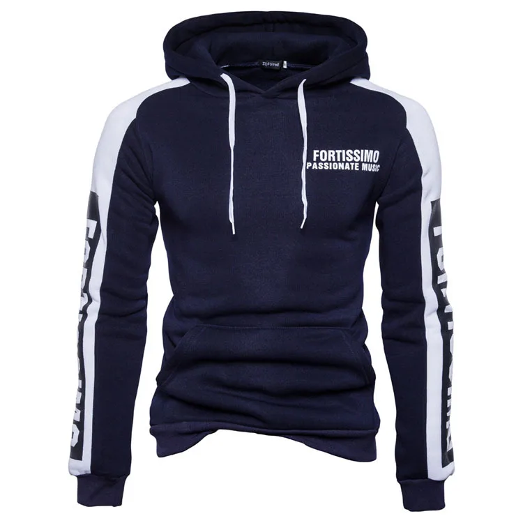 Dark Blue FK097 Толстые толстовки мужские весенние модные повседневные одноцветные флисовые толстовки для мужчин/wo мужские толстовки с капюшоном на молнии - Цвет: Dark Blue FK097
