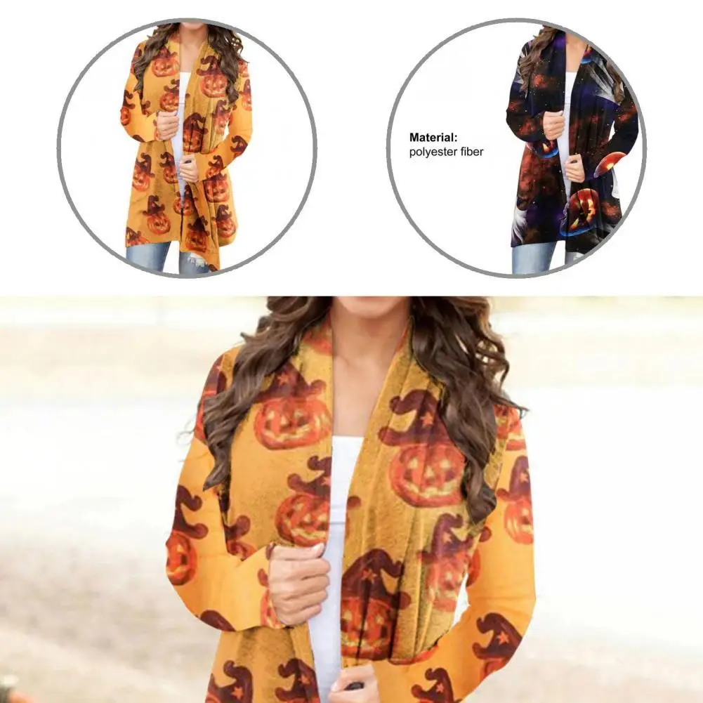 

Top Stylish Casual Open Front Cardigan Coat Comfy Women Coat Long Streetwear