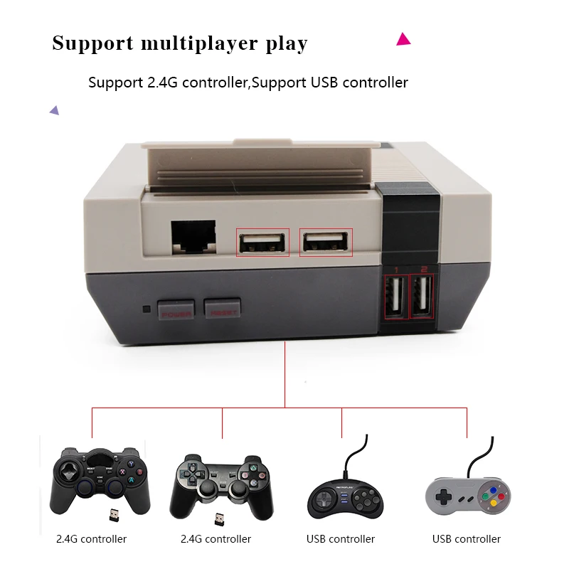 Оригинальная игровая консоль RETROFLAG NESPI чехол + для Raspberry Pi 3B 2B с функциональным