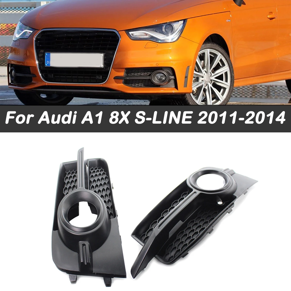 

1 пара, Автомобильные противотуманные фасветильник для Audi A1 8X 2011-2014 8X0807681B 8X0807682B