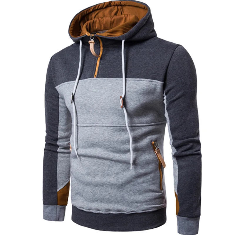 E-BAIHUI весенние мужские кофты с длинным рукавом Толстовка капюшоном пальто куртки