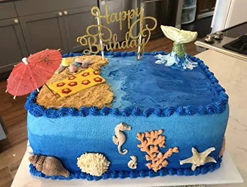 Силиконовая форма для помадки в морской тематике полимерная глина с морскими