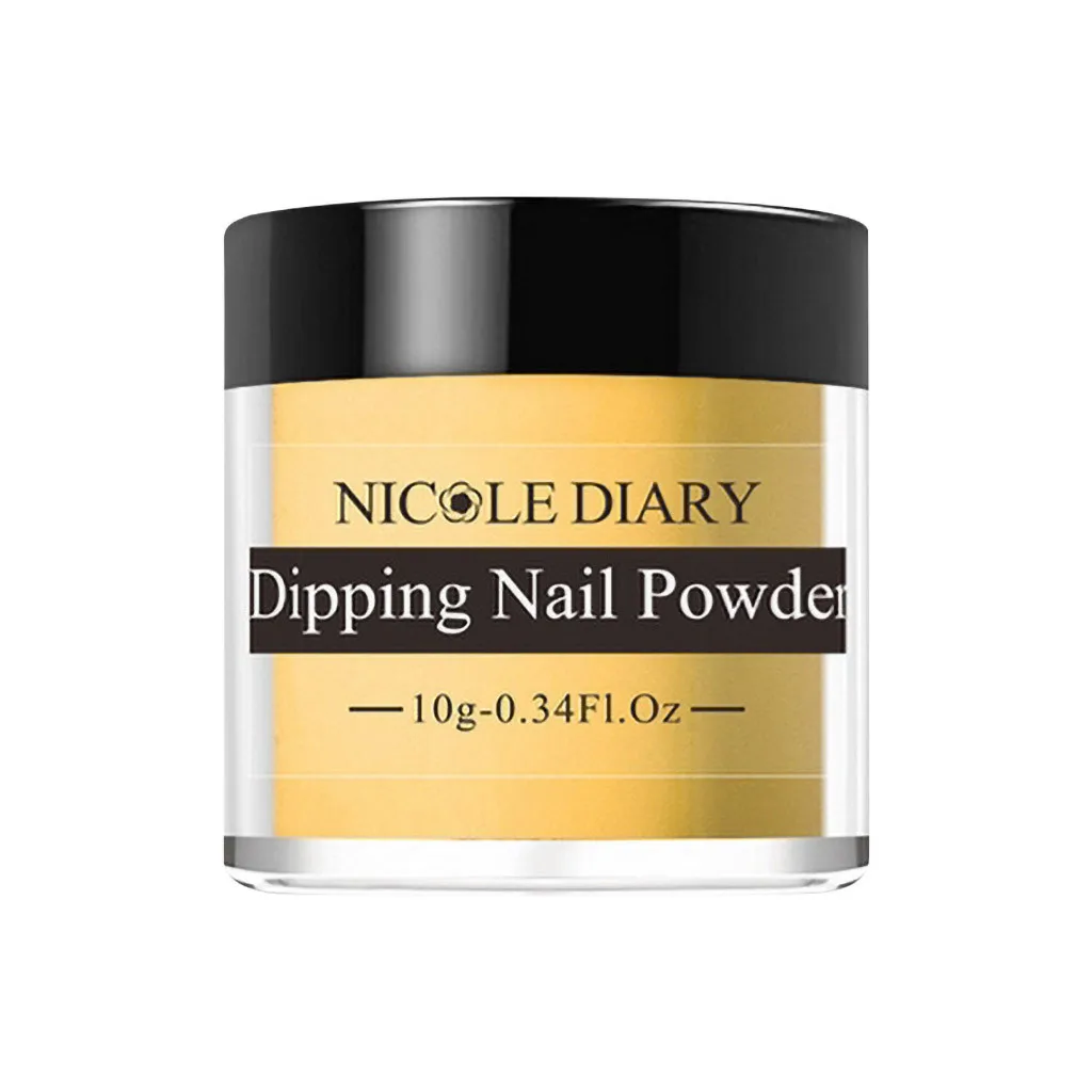 Dip пудра для ногтей Блеск 8 цветов без лампы лечение натуральный монохромный