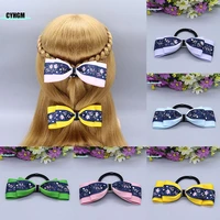 new fashion hair ties cute elastic hari band headwear hair rubber band big silk scrunchie womens hair accessoires a07 2