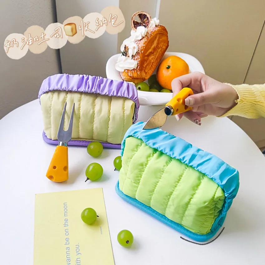 

Косметички Morandi для женщин, органайзер для хранения тостов, подушек, туалетных принадлежностей, модная Милая портативная Сумочка для каранд...