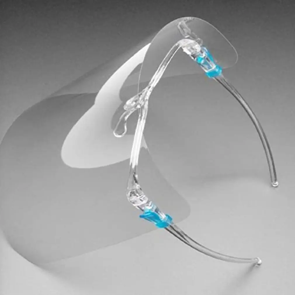 

New Material Full Face Double-Sided Protective Mask Fashion Safety Mask Lengthened Arc Design Anti-Fog Masks