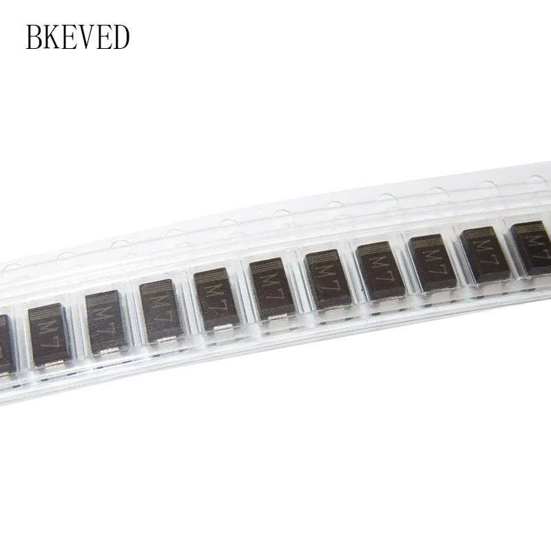 100 шт. SMA выпрямительный диод 1N4001 M1 1N4004 M4 1N4007 M7 FR107 RS1M FR207 RS2M HER108 US1M SF18 ES1J SF14 ES1D DO-214AC