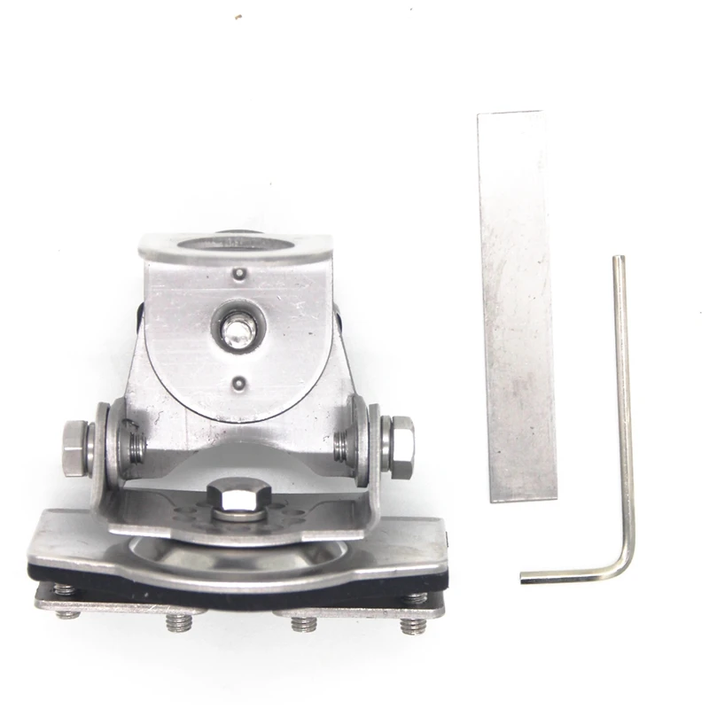 

NEW-K3-66 Stainless Hatchback Mount Bracket for Mobile Radio Antenna Car Antenna Bracket Trunk Lid