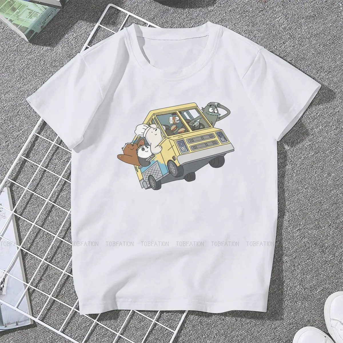 От Bus Женская одежда оверсайз корейский стилет-рубашка Kawaii винтажный женский топ