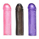 Эротические взрослые секс-игрушки для мужчин, насадки для увеличения пениса, мужские презервативы Хрустальный пенис, презервативы, массажер простаты на палец