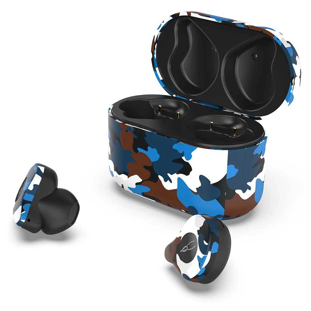 Tws камуфляжные беспроводные наушники 6D HIFI стерео Bluetooth 5,0 наушники Поддержка APTX AAC SBC вакуумные наушники микрофон вызов для XIaomi