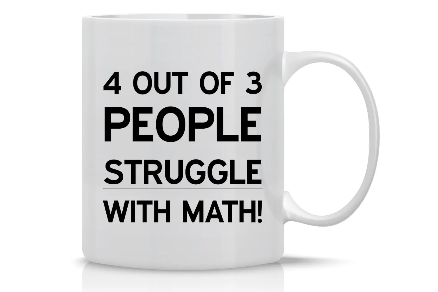 Кружка с забавной математической тематикой для 4 из 3 людей 11 унций | Дом и сад