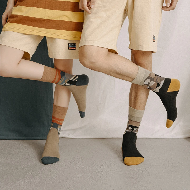 3 пары/Лот зимние женские носки в стиле ретро Ван Гог современные хлопковые с