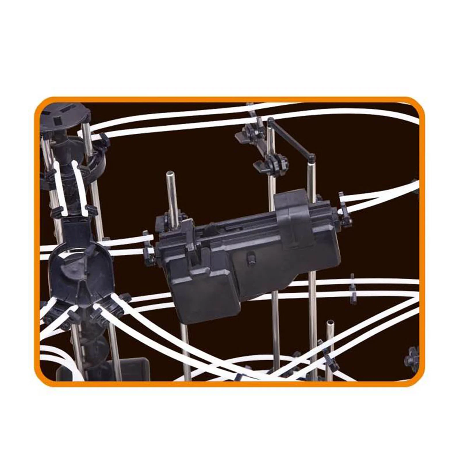 

502pcs Level 4 26000mm Marble Roller Coaster Kit Space Rail With 4Pcs Steel Balls Model Building Kits Educational Toys Kids Gift