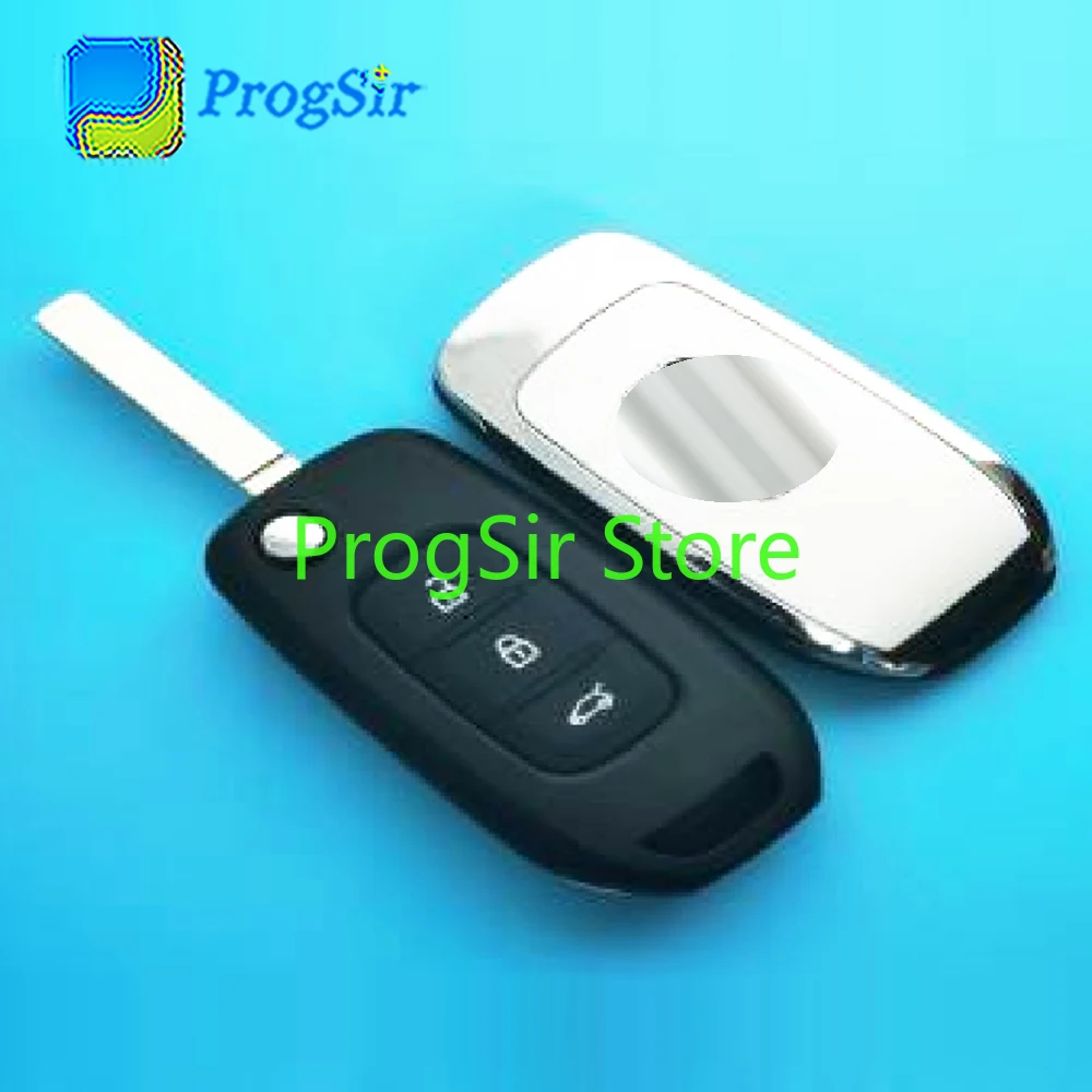 

3 Button Flip Remote Control Key Shell House Carcasa With VA6 blade For Renault Megane 4 Captur Kadjar Symbol