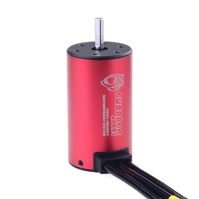 

SURPASS HOBBY KK Waterproof 3665 5.0mm 3600KV Brushless Motor for 1/10 GTR/Lexus 2S 3S RC Drift Racing Off-Road Car