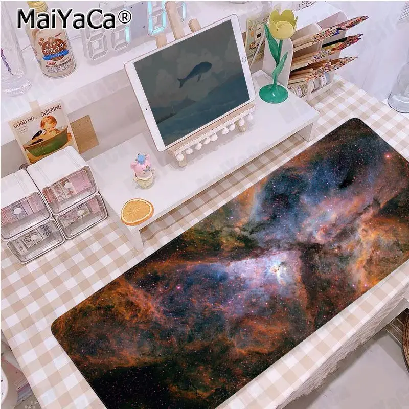 

MaiYaCa Nebula space New Comfort Mouse Mat Gaming Mousepad Size for CSGO Game Player Desktop PC Computer Laptop
