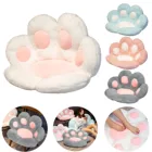 Подушка в виде кошачьей лапы Kawaii, плюшевый коврик для стула, двустороннее кресло, комфортное уютное кресло, заднее сиденье, диван, искусственное пространство, офис, домашний декор