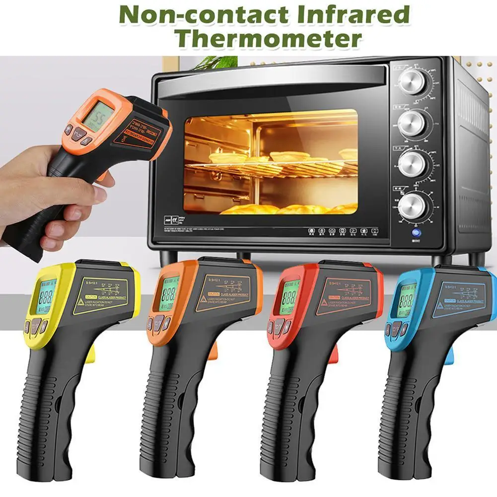 

Infrared Thermometer Digital Non Contact IR Temperature LCD Display Gun Pyrometer Tester Industrial Instrument