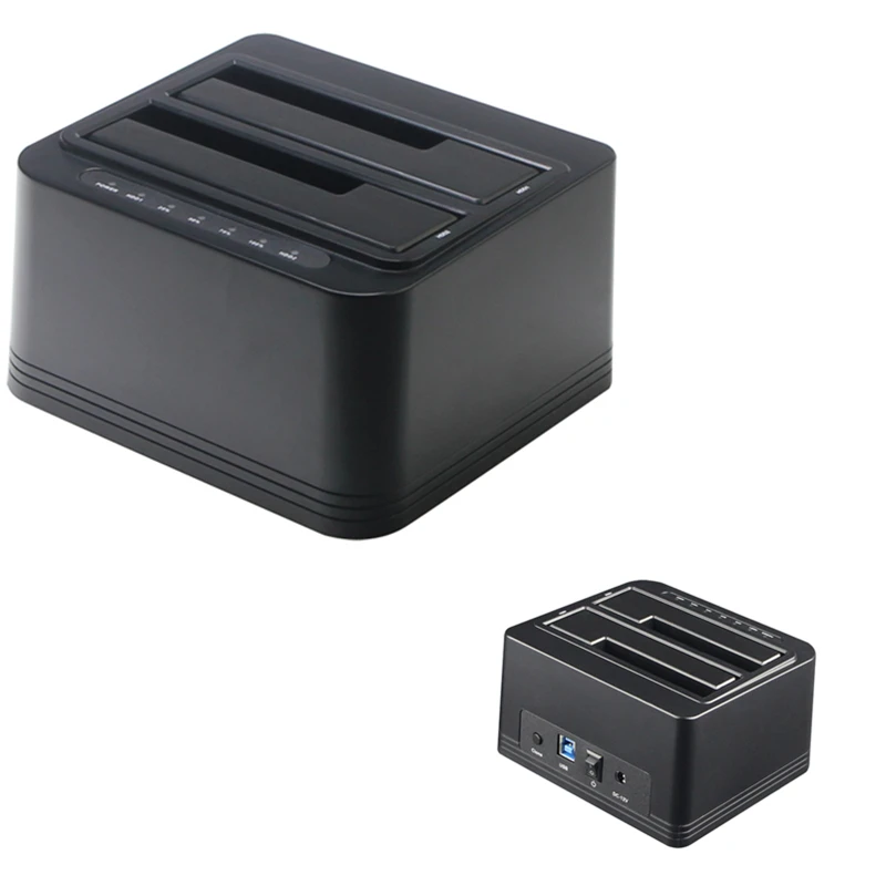 Чехол для двух твердотельных накопителей док станция 2 SATA Hdd 3 5 дюйма USB3.0 функция
