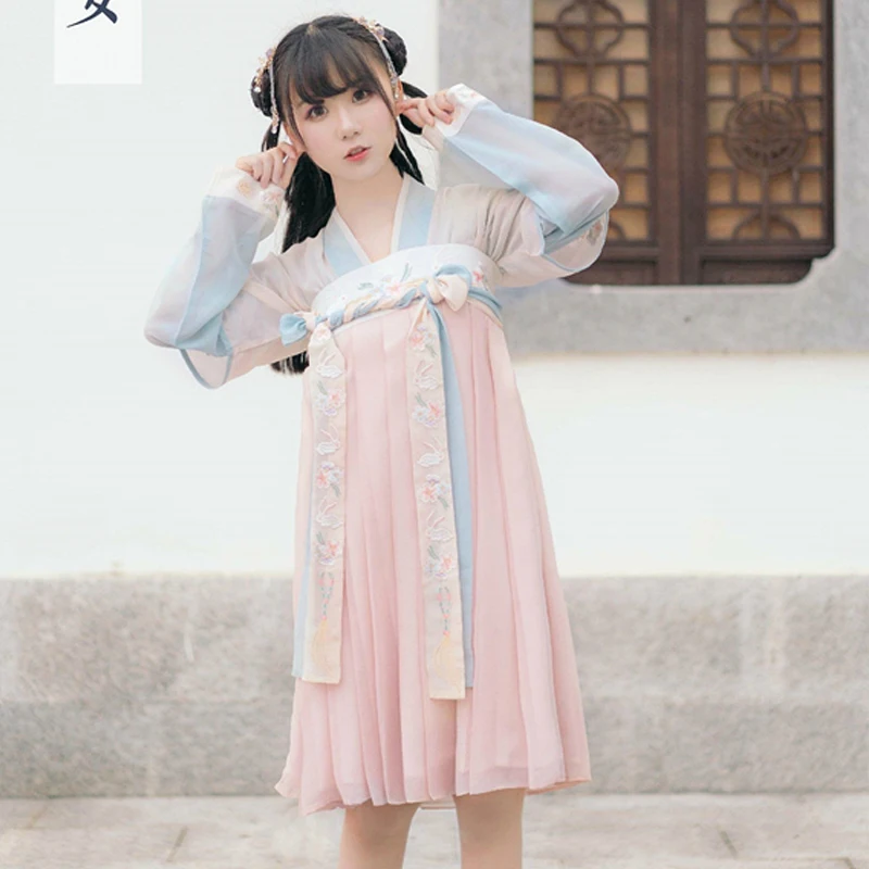 Hanfu платье для женщин Han Dynasty сказочная юбка Китайская древняя традиционная