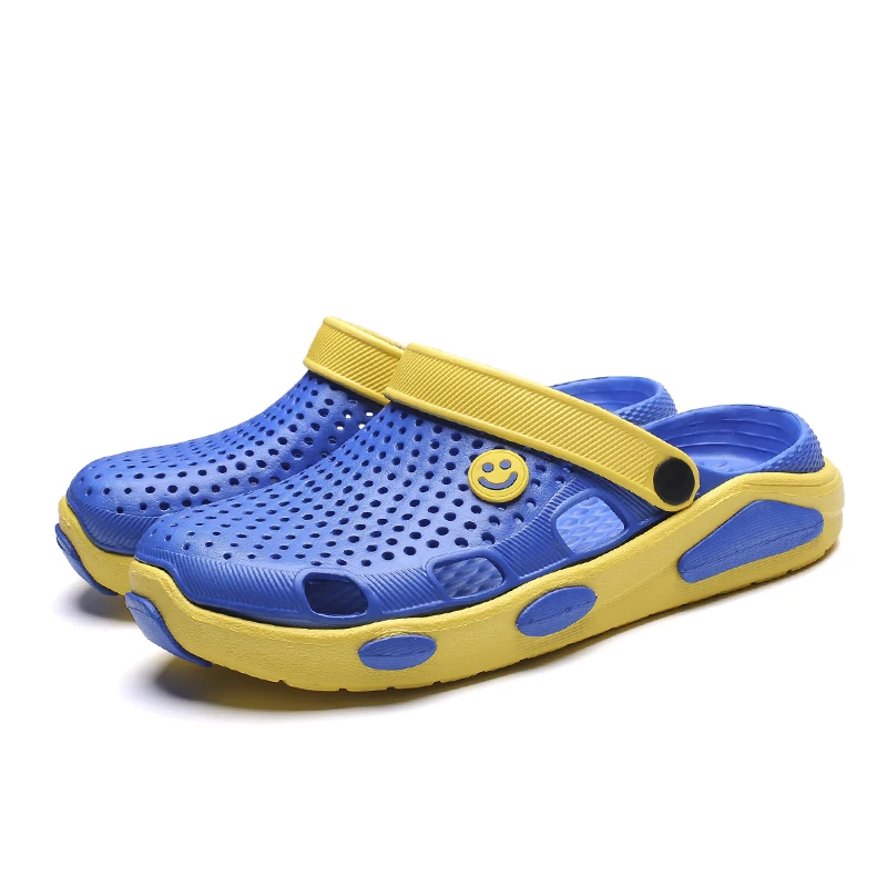 Мюли Мужские дышащие сандалии повседневная обувь клоги повседневные