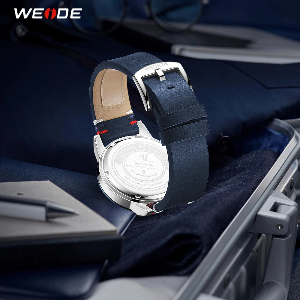 WEIDE Роскошные мужские часы европейские кожаные мужские часы высококачественные водонепроницаемые мужские часы Relogio Masculino спортивные цифровые часы с цифрами и датой