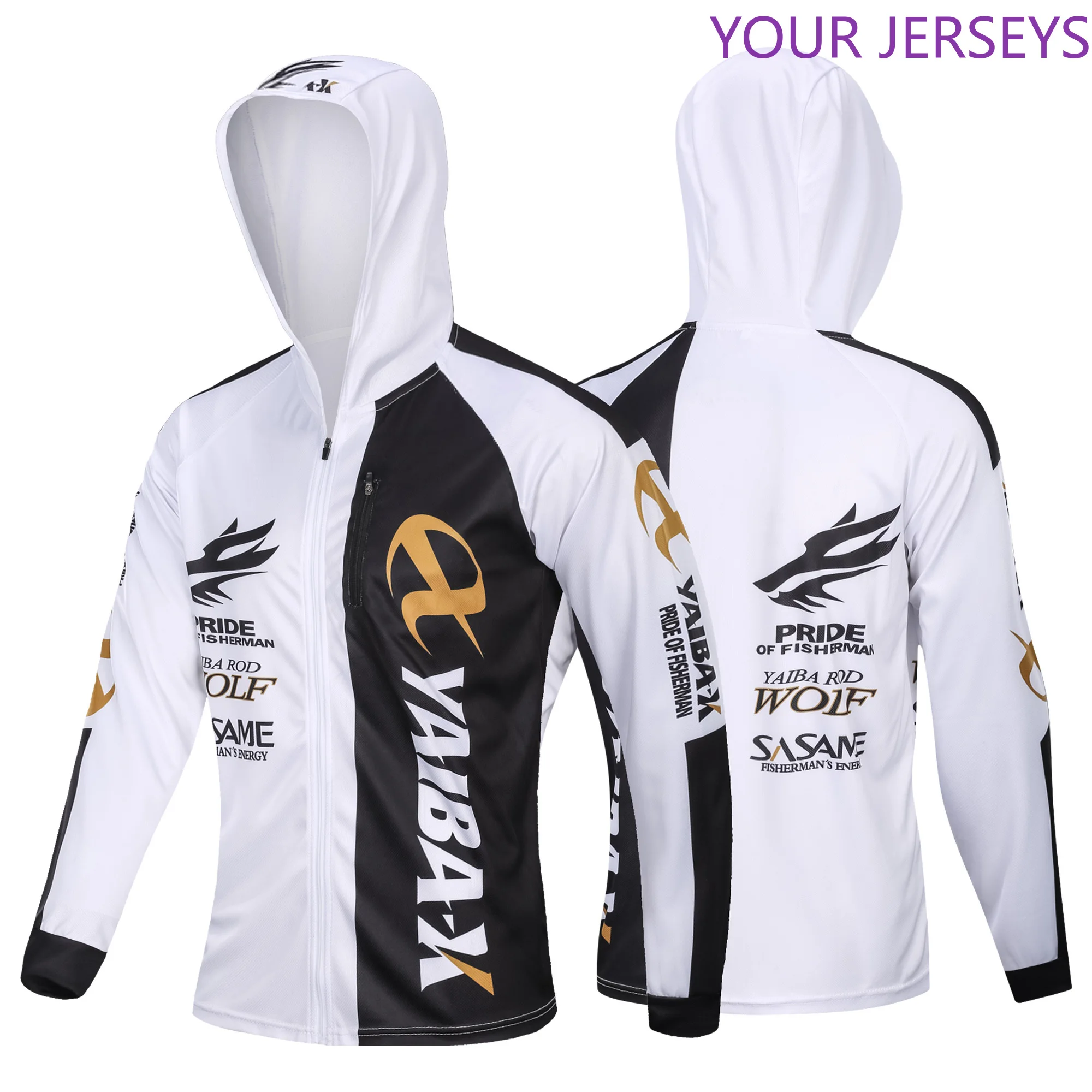 

New YAIBA-X Fishing Vest Men Long Sleeve Quick Dry Fishing Shirts Outdoor Sports FIshing Clothes Zipper Fishing Jackets