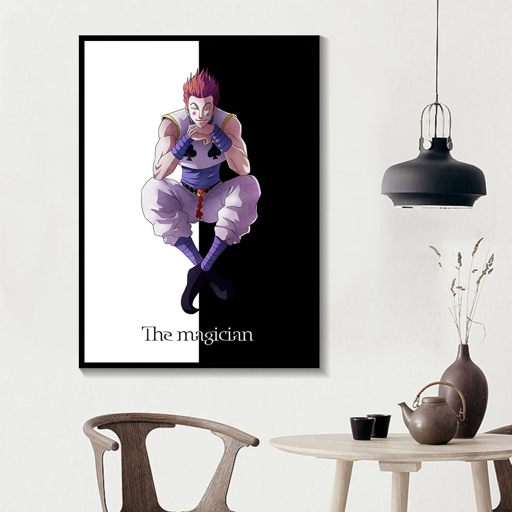 Плакаты из аниме Hunter X Hisoka холст настенные плакаты настенное искусство украшение