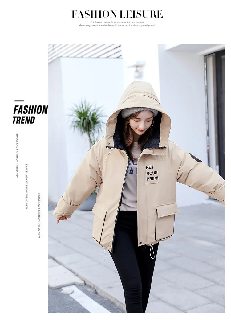 Abrigos Mujer Invierno Short Winter Jacket Women Fur Cotton Padded Jacket Female Parka Womens Jacket Winter Coat for Woman