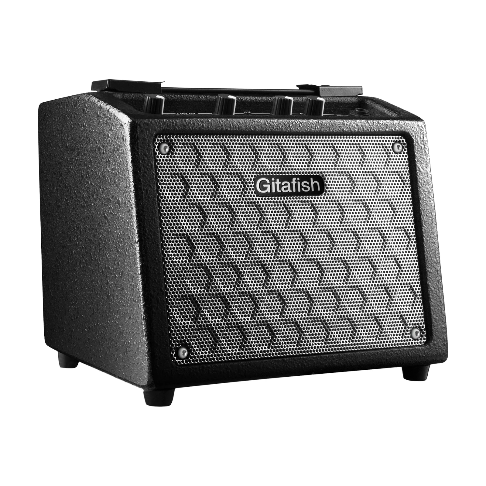 b9 elektrische gitarre verstärker 8w amp lautsprecher gebaut in 18 arten trommel rhythmen mit mic aux eingang headset ausgang volumen free global