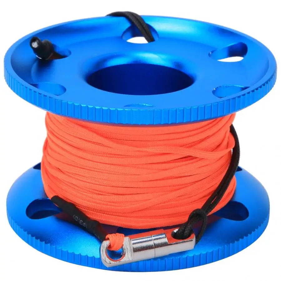 30 м/50 м Катушка для подводного плавания из нержавеющей стали катушка аксессуары с